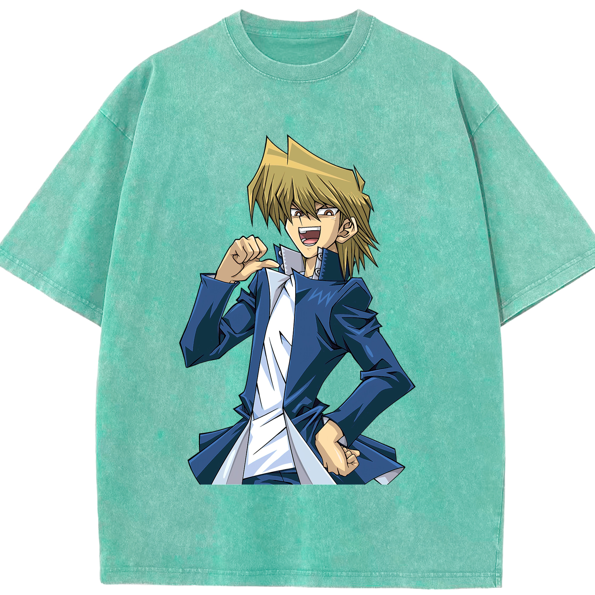 （画像用） 遊☆戯☆王 Yu-Gi-Oh! 綿100% ヴィンテージ風 半袖Tシャツ（フロントプリント）
